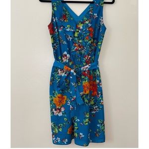 Express S | Floral Sleeveless Mini Dress